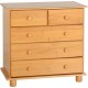 Sol 3 plus 2 Drawer Chest in Antique Pine